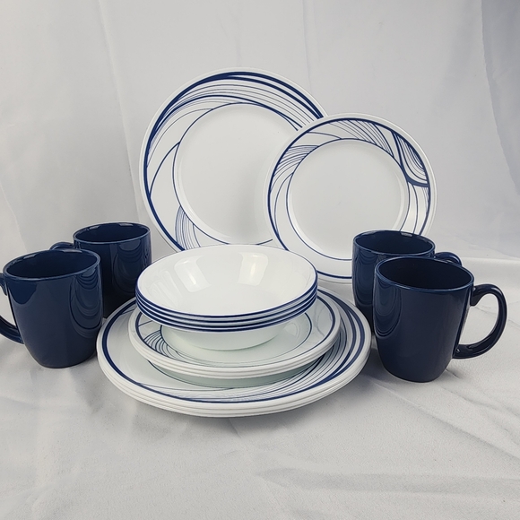 ♻️ Corelle Vive Flo One (Replacement) Places Setting 4-Pc Set - Picture 5 of 7